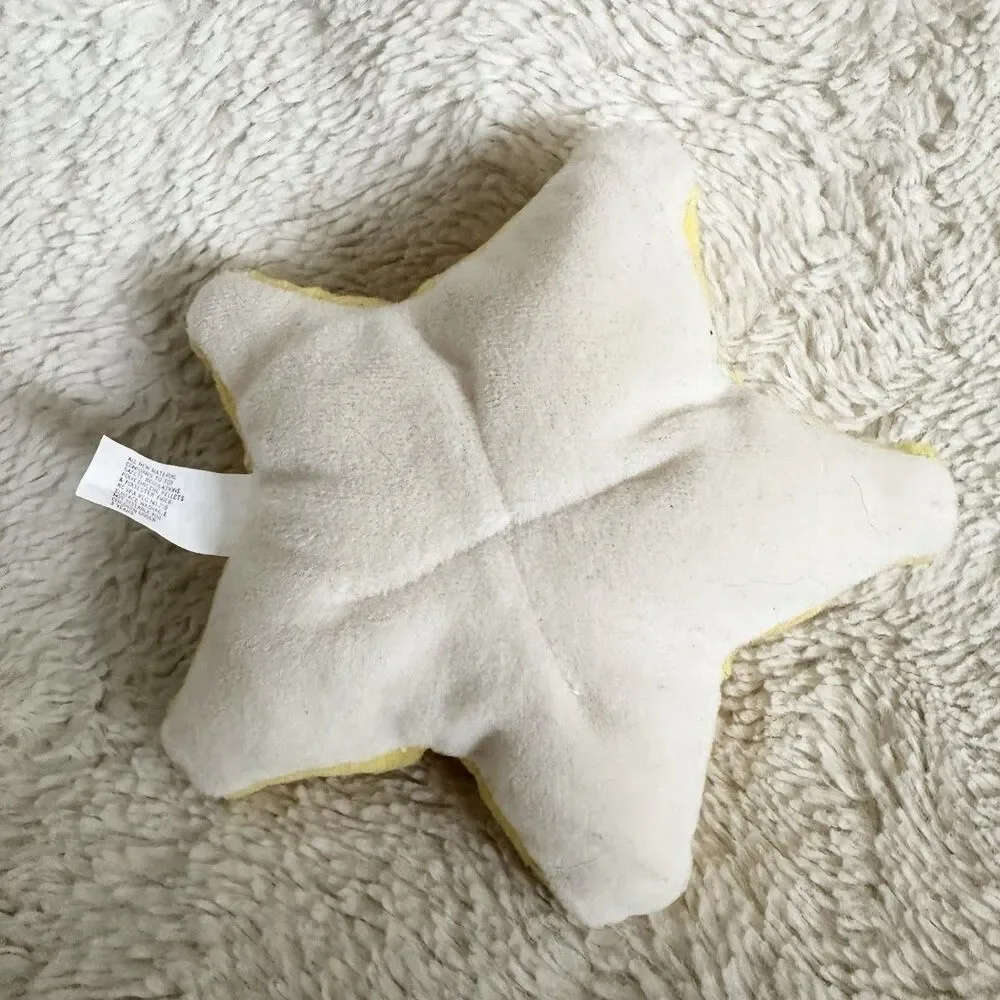 Russ Berrie Yellow Starfish Ocean Creature Plush 5” Stuffed Toy Vintage